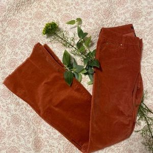 4 for $10! FN Corduroy Rust Flare Jeans